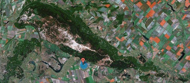 Самарский лес на спутниковых фото (Google maps)